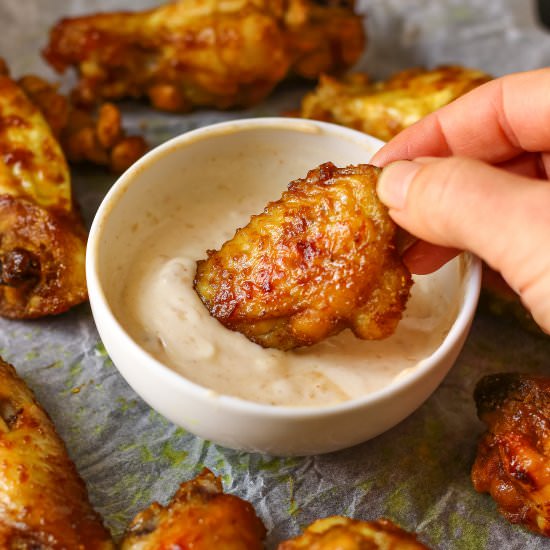 Baked Curry Chicken Wings