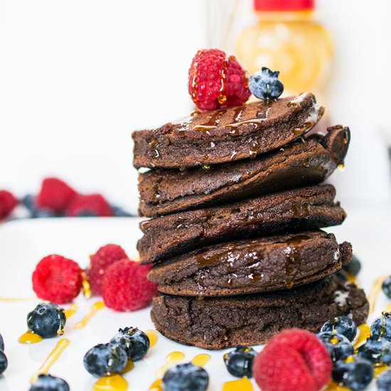 Paleo Brownie Pancake