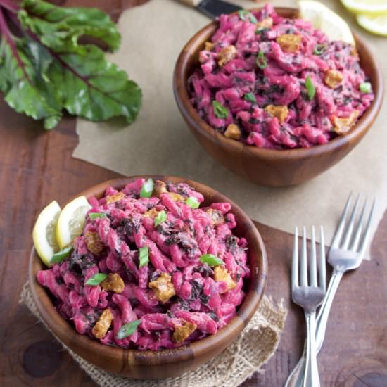 Vegan Beet Pasta Sauce