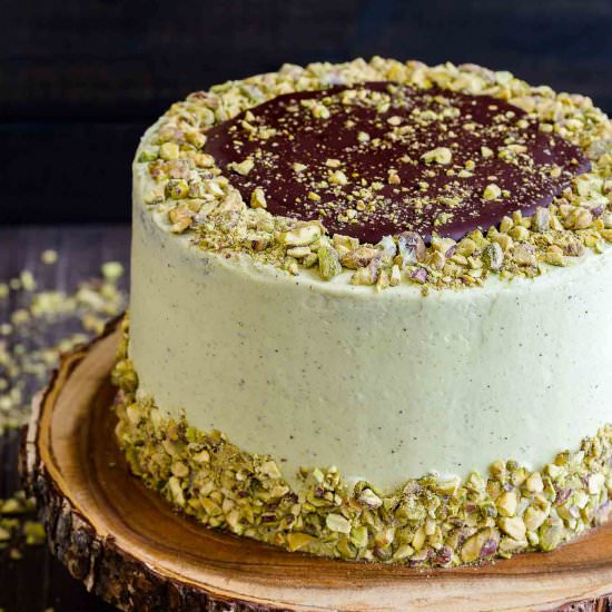 Chocolate Pistachio Cake