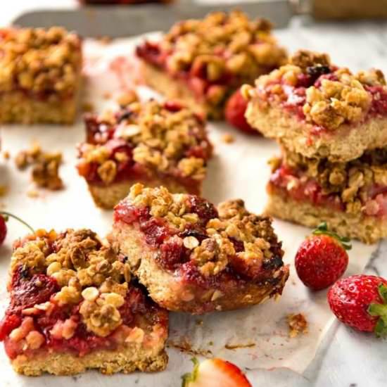 Fresh Strawberry Bars
