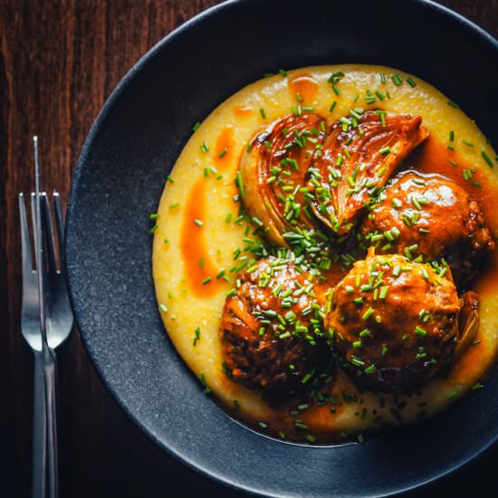 Pork Meatballs in a Beer Sauce
