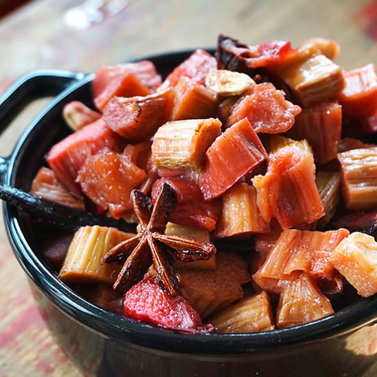 Roast Rhubarb Compote