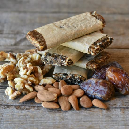 Homemade Fruit & Nut Energy Bars