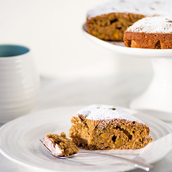 Pistachio, Orange & Zucchini Cake