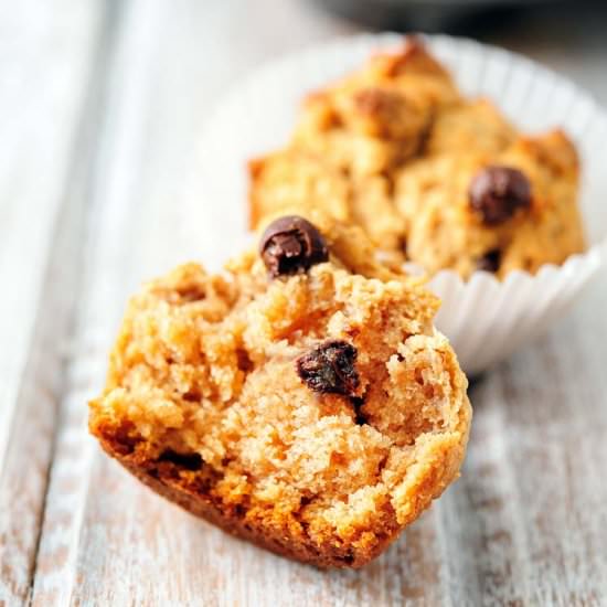 Vegan Peanut Butter Muffins