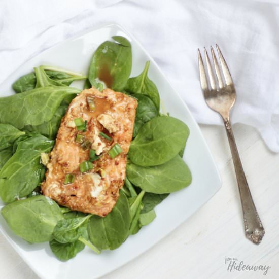 Easy Maple Orange Fried Salmon