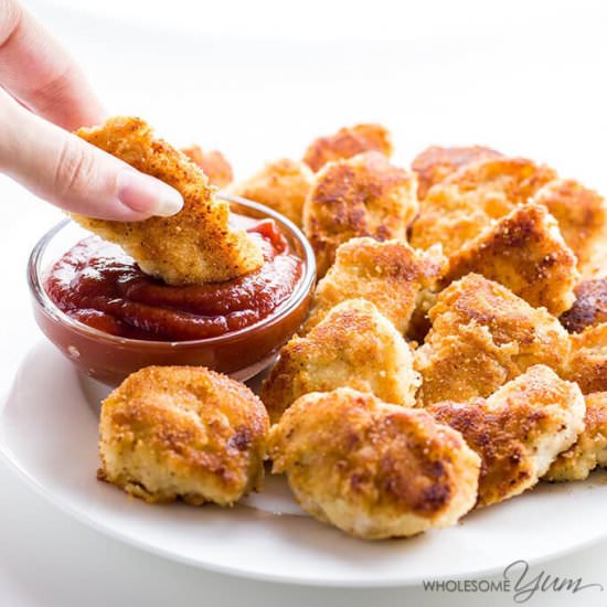 Paleo Low Carb Chicken Nuggets (GF)