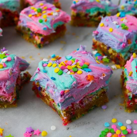 Funfetti Sugar Cookie Bars