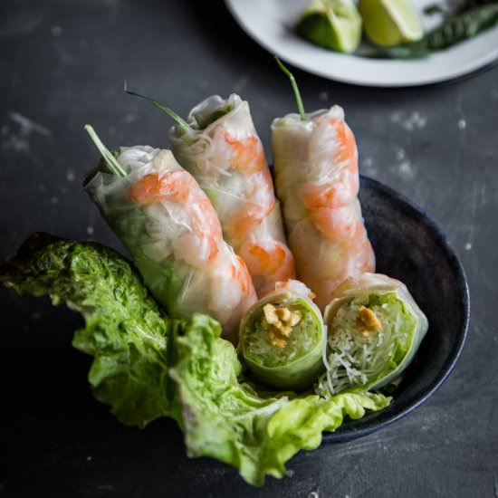 Vietnamese Fresh Spring Rolls