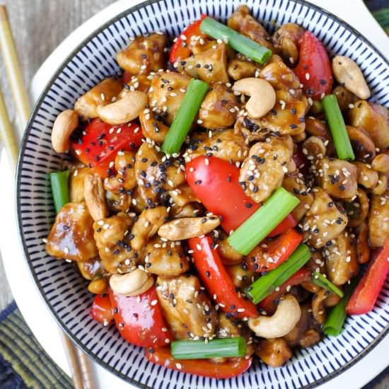 20 Minute Cashew Chicken