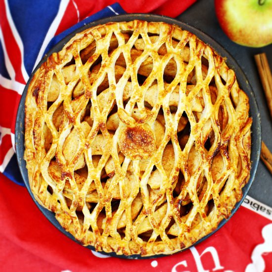 Spiced Apple Lattice Pie