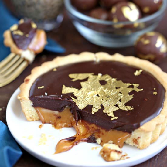 Baileys Chocolate Caramel Tarts