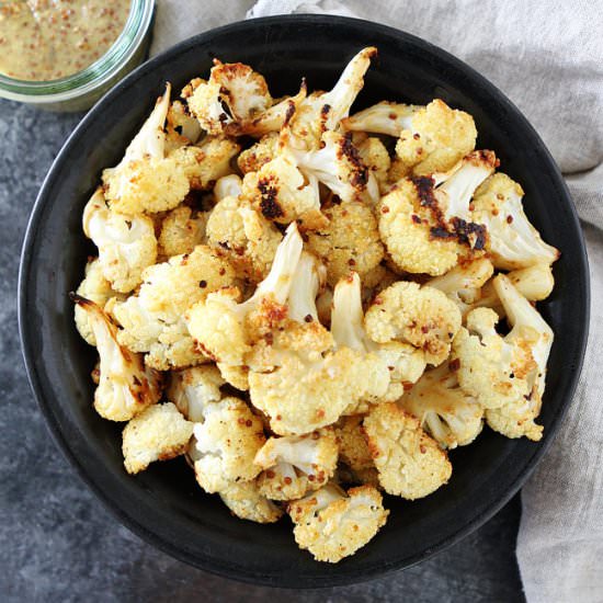 Roasted Mustard Cauliflower