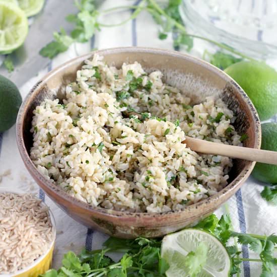 Cilantro Lime Brown Rice