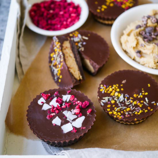 Maca Cashew Mousse Chocolate Cups