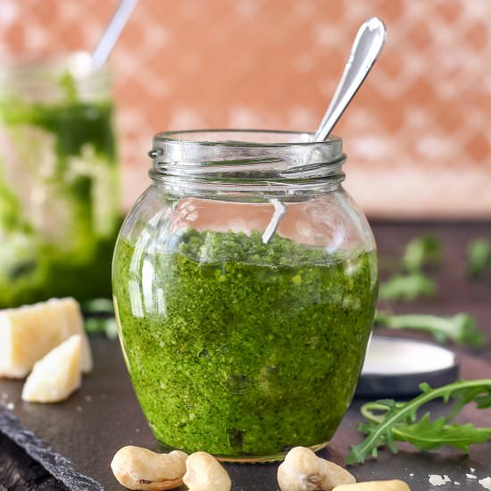Cashew Arugula Pesto