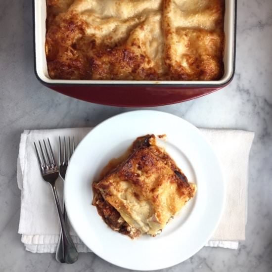 Roasted Eggplant Lasagna