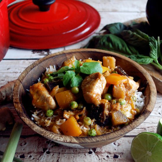 Thai Chicken & Eggplant Curry