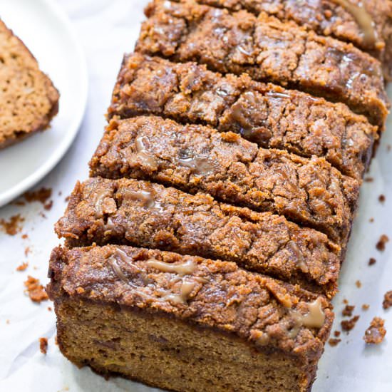 Caramel Coffee Cake Banana Bread