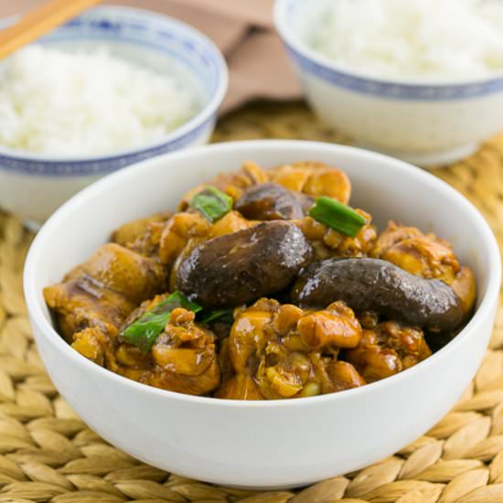 Shiitake Mushroom Chicken Rice