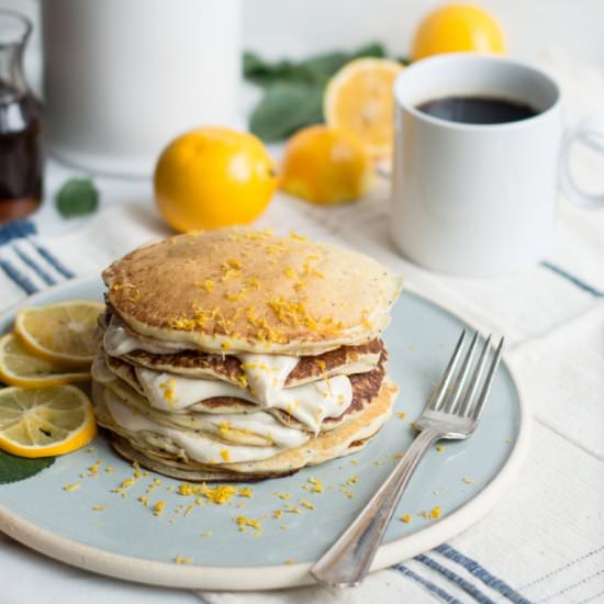 Meyer Lemon + Poppy Seed Pancakes