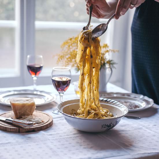 Tagliatelle Pasta with Truffles