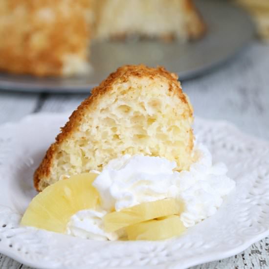 Pineapple Angel Food Cake