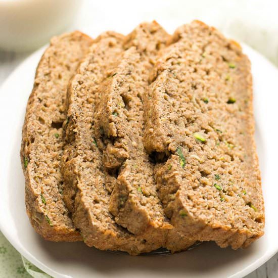 Healthy Zucchini Banana Bread