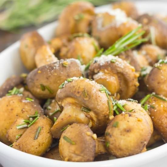 Mushrooms with Garlic and Rosemary