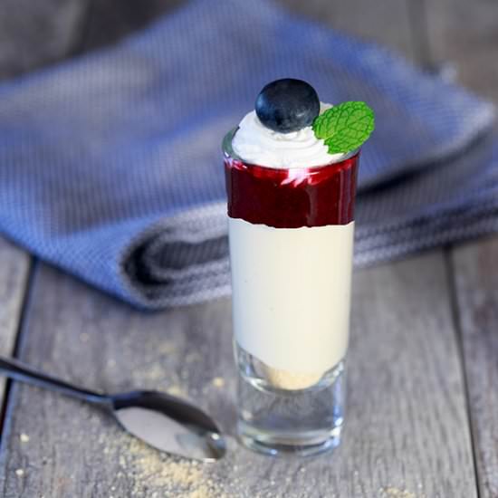 Blueberry Cheesecake Shooters