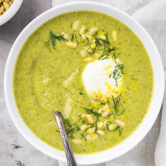 Broccoli & White Bean Soup