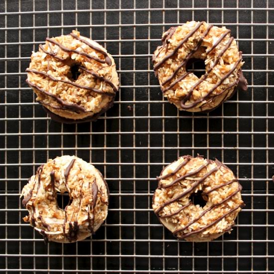 Vegan Samoas with Date Caramel