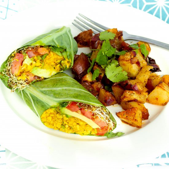 Vegan Gluten-Free Breakfast Burrito
