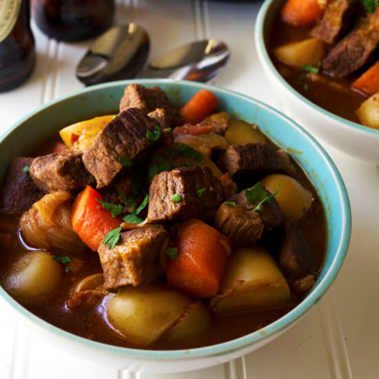 Slow Cooker Guinness Irish Stew