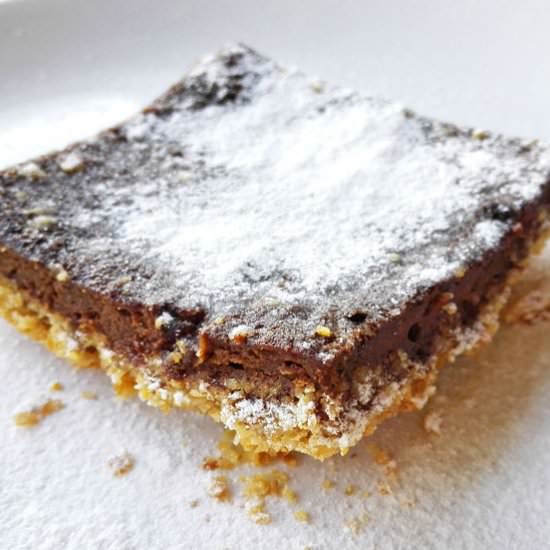 Baked Carob Oatmeal Bars