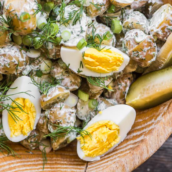Dill Pickle Potato Salad