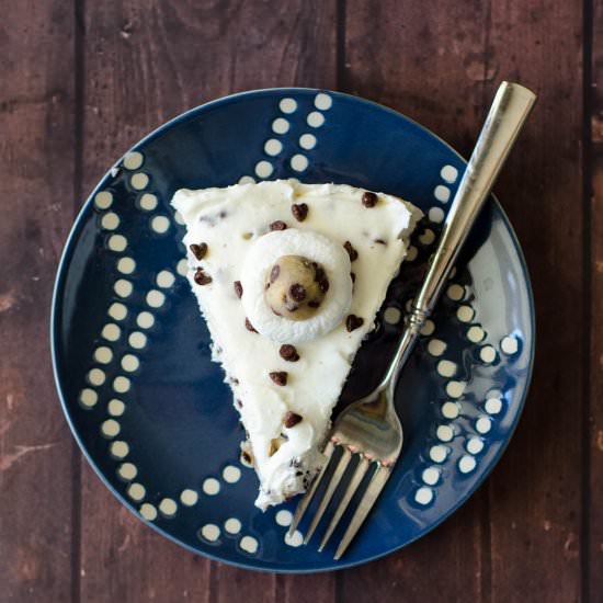 no bake cho chip cookie dough pie