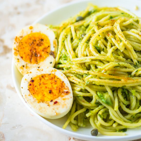 Spicy Avocado Sauce Pasta