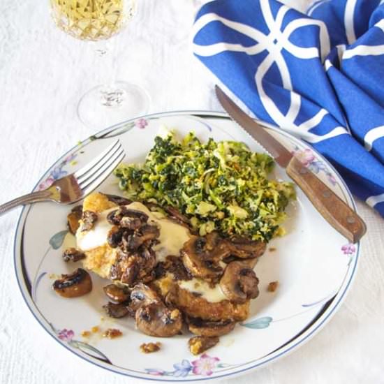 One Dish Chicken & Mushrooms