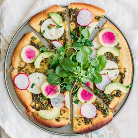 chickpea crust pizza