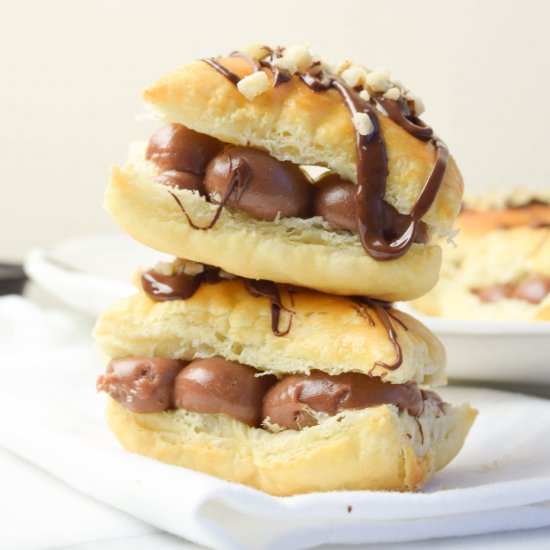 Nutella-Stuffed Puff Pastry