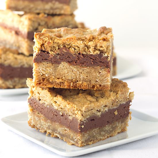 Chocolate Peanut Butter Oatmeal Bar