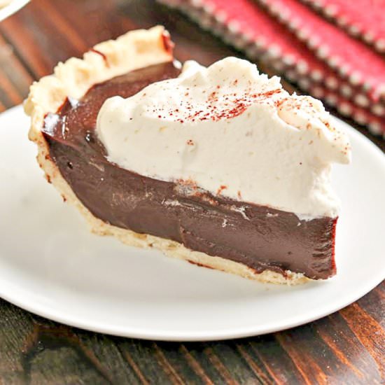 Chocolate Mocha Cream Pie