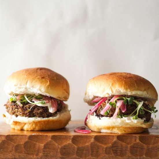 Lentil Walnut Burgers