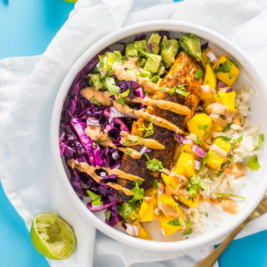 Whole30 Fish Taco Bowls