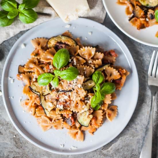 Eggplant Pomodoro Pasta