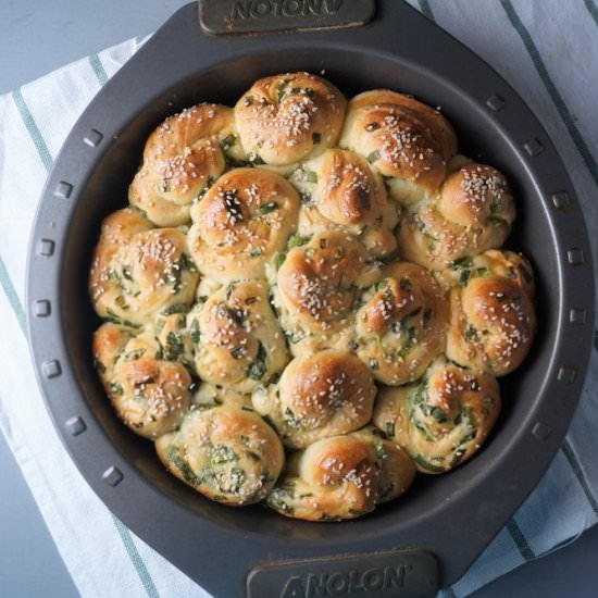 Scallion Milk Bread Rolls