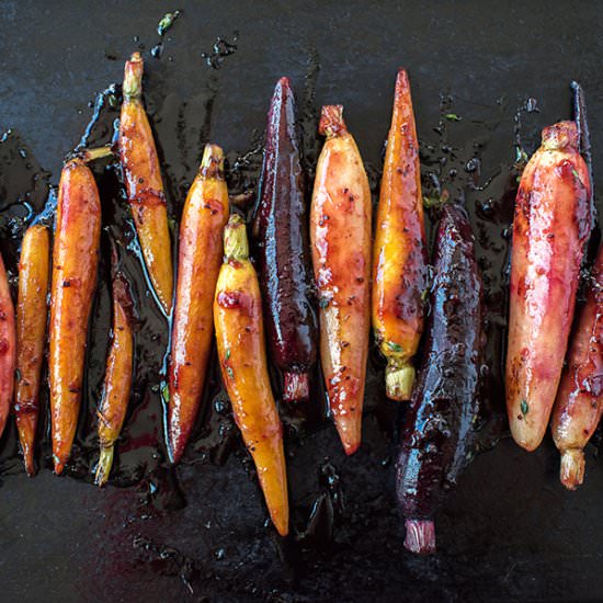 Glazed Carrots & Quinoa Salad