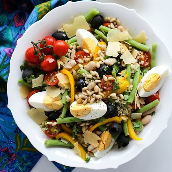 Pesto Green Bean Quinoa Salad